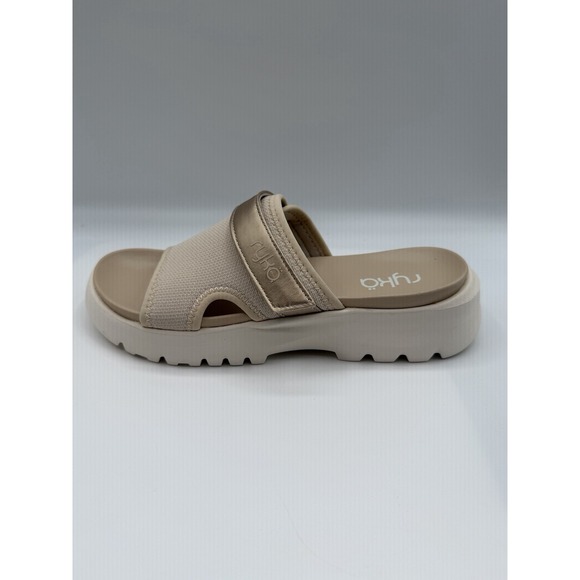 Ryka Shoes - Ryka Brilliant Slip On Slide Sandals, Women's 5.5 M,Tapioca Beige,ActivFoam, NIB